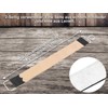 Men's Razor Set, Razor Set, Wooden Handle, Gold Etching, Black