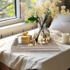 MAONAME Wood Serving Tray, Farmhouse Wooden Tray for Coffee Table,