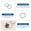 sourcing map 1/2" Split Lock Washer, 50Pcs Carbon Steel Spring