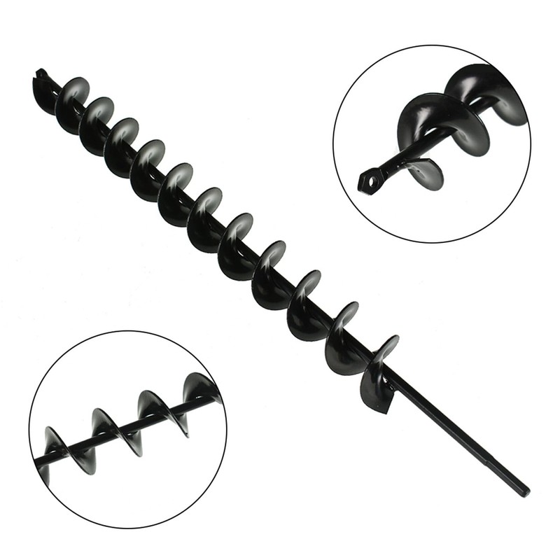 TINVHY 2in Wide 24in Long Metal Earth Augers Drill Bit,