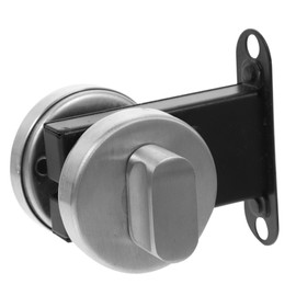 Operitacx Bathroom Lock with Green Red Indicator Stainless Steel Latch for Shower Doors for Public Toilets Airports and Offices Durable and Wear Resistant Design