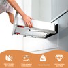 Probrico 1 Pair 18 Inch Undermount Drawer Slides, Concealed Drawer