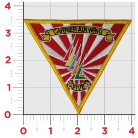 NAVY CARRIER AIR WING CVW-5 JAPAN EMBROIDERED PATCH