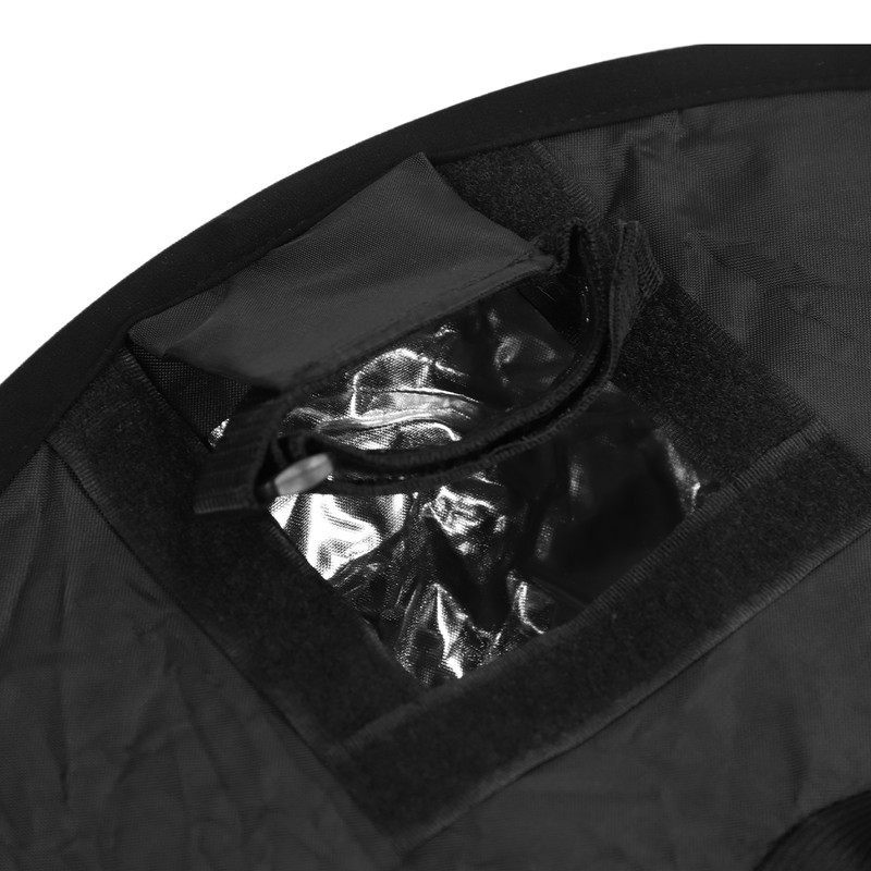 Ring Flash Softbox 17in Flash Diffuser Foldable Portable with Carrying