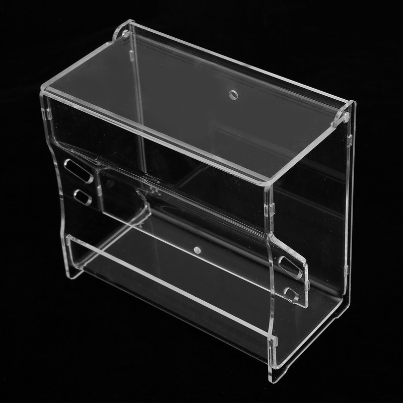 Rutin Chicken Feeder Automatic Clear Acrylic Bird Cage Feeder for