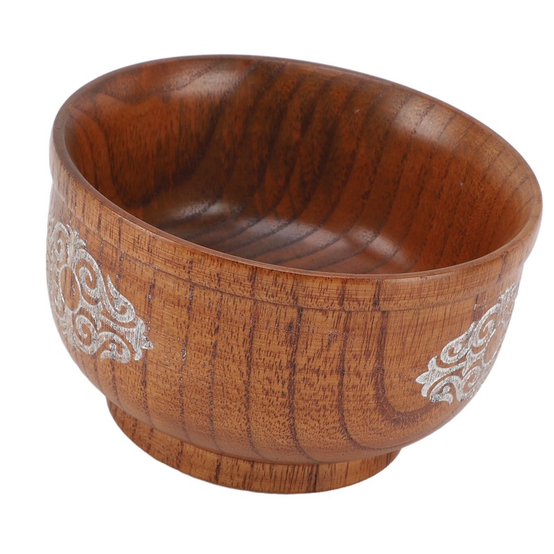 Bowl Sour Jujuba Wood Handmade Anti Scald Classic Rice Bowl