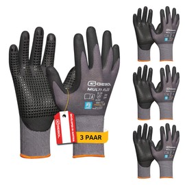 Multi Flex Gloves Size 10 Multipack 3 Pairs