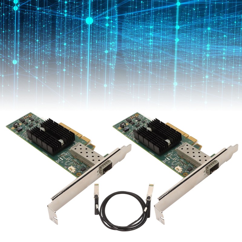 2PCS MNPA19 XTR 10Gb SFP+ PCIE Network Card with 3.28ft