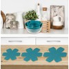 6 Pieces Of Blue Pot Mat, Felt Pot Mat, Anti-Slip