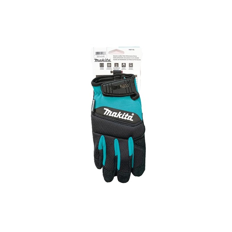 Makita P-84595 Palm Performance Gloves, Size Medium