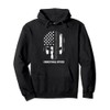 Correctional Officer Thin Silver Line Prison Officer Pullover Hoodie