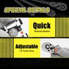 Yalblee 6-Piece Flex Head Ratchet Set, Swivel Head Ratchet Wrench