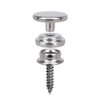 Yofuly 150pcs Navy Canvas Snap Fasteners with Metal Screws Marine
