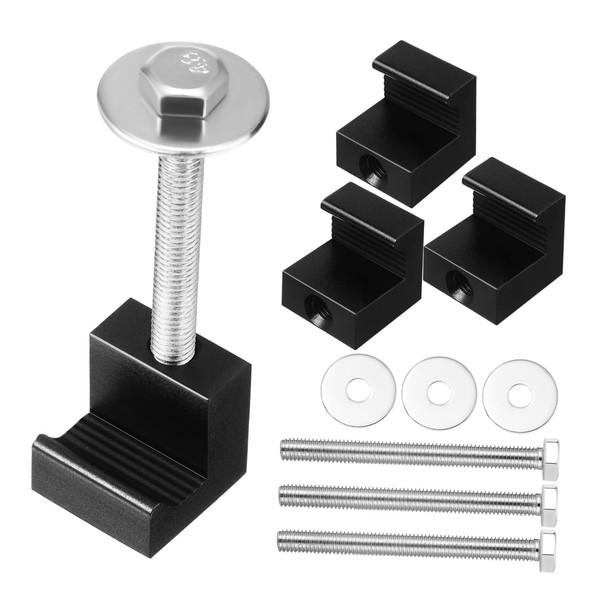 FELTECHELECTR 4 Pcs Aluminum Alloy Truck Tool Box Clamps J