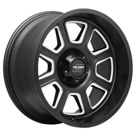 ProComp Alloys 5164-218547 Black Wheel with Alloy Steel (20 x 10. inches /5 x 5 inches, -18 mm Offset)