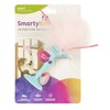 SmartyKat Window Wobbler Suction Cup Feather Cat Toy - Turquoise/Pink,