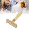 Dog Grooming Comb Multifunctional Remove Hair Thoroughly Hollow Core Handle