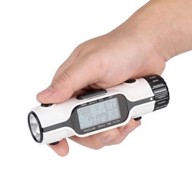 Oreilet World Time Travel Clock, with Backlight Display Lightweight Multi Time Zone Pocket Sized Digital Travel Alarm Clock, Portable 3 Bright Led'S for Traveling