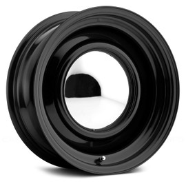 AWC 61B SMOOTHIE Custom Wheel - 15x7, 3 Offset, 6x139.7 Bolt Pattern, 110.4mm Hub - Black Rim
