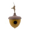 Point-Virgule Nesting Box for Birds, Bird House for Hanging, Acorns,