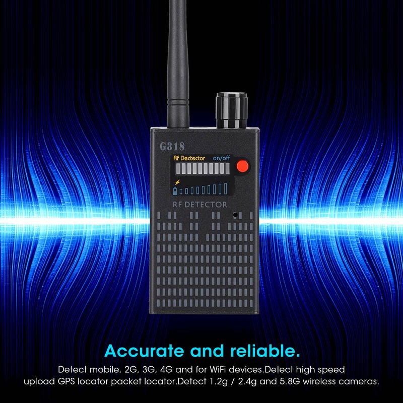 100‑240V G318 Radio Frequency Detector Wireless Tracking Mini Camera Device