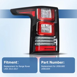 WFLNHB Left Side Tail Light Replacement for Range Rover L405 2013-2017 Rear Tail Light Lamp Stop Brake Driver Side LR061682 LR061659