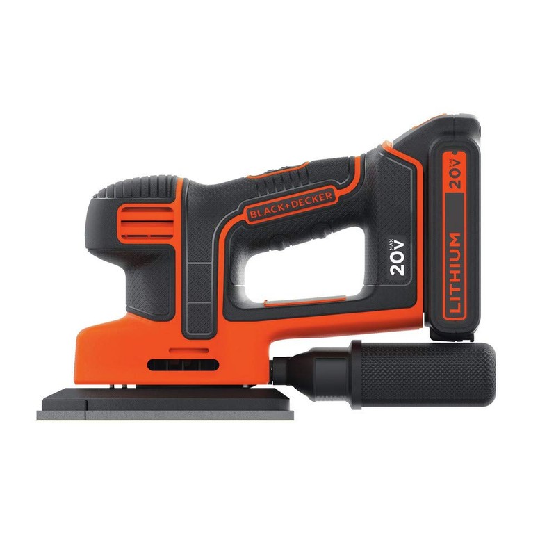 BLACK+DECKER 20V MAX* Mouse Sander, Tool Only (BDCMS20B)