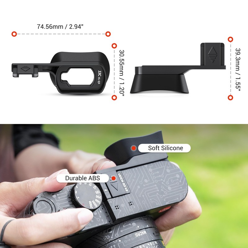 Extended Q3 43 Eyecup Eyepiece, Soft Silicon Camera Eye Cup