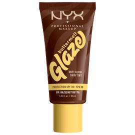 NYX Professional Makeup Foundation for all skin types, with shea butter, mango butter and niacinamide, SPF 30 against UVA and UVB rays, buttermelt glaze, colour: 09 Hazelnut Butta