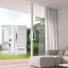 MaxxGeek Sliding Patio Door Handle Set with Key Cylinder and