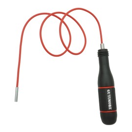 GUTIMORE Flexible Magnetic Pickup Tool, 4mm Magnet Pickup Long Flexible Magnet Snake Pickup, 28" Overall Length for Pickup Parts in Small Gaps