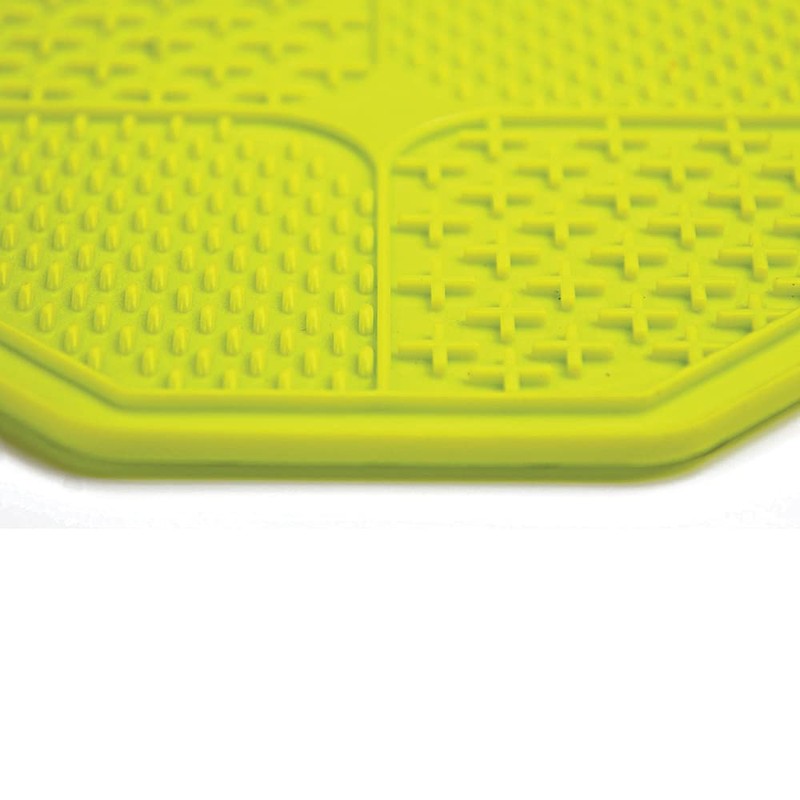 Scream Lick Enrichment Mat Non-Skid Base Octagon