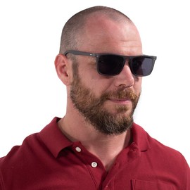 VITENZI Bifocal Sunglasses for Men and Women Designer Reading Sun Tinted Glasses with Readers - Trento in Gray 2.00