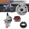ABCERRSI PZ13 13mm Carburetor with Air Filter Stack Compatible with