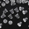 1000Pcs Bullet Clutch Earring Backs Earring Safety Backs Clear Earring