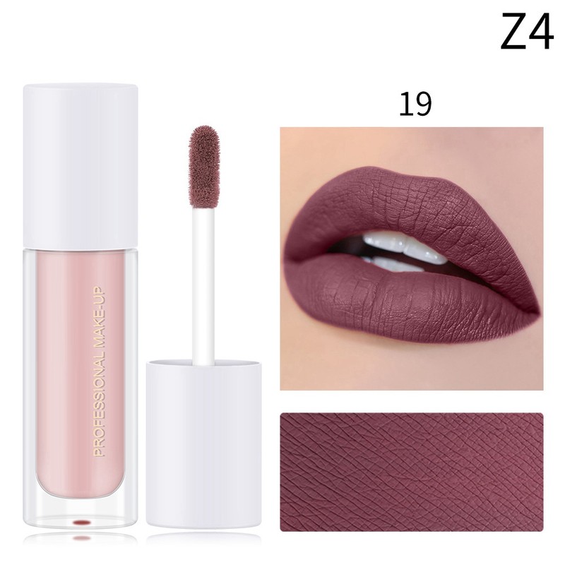 Matte Lip Gloss Long Lasting Waterproof Fashion Smooth Liquid Lipstick