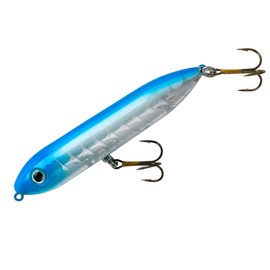 Heddon Super Spook Topwater Fishing Lure for Saltwater and Freshwater, Blue Shore Shad , (1/2 oz)