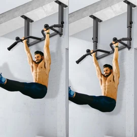 SELEWARE Heavy Duty Welded Pull Up Bar, Versatile Doorway Wall Mount, Joist Mounted, and Ceiling Mounted Chin Up Bars, Thick Metal Sturdy Construction for Full Body Workouts Support 500 lbs