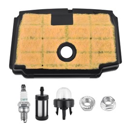 Air Filter Tune Up Kit Compatible with Stihl MS193T MS193TC MS194T MS 193T 194T Chainsaw Replace 11371201604, Primer Bulb Spark Plug Bar Nuts