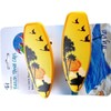 C&H Solutions 3 Set (6 Ct) Yellow Surfboard Style Beach