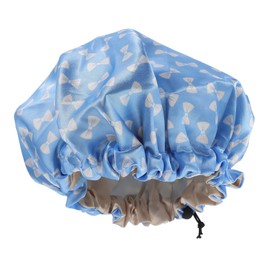 Vaguelly Satin Bonnet Double Layer Sleep Cap Adjustable for Boys and Girls and Adults Hair Cover Bath and Shower Hat