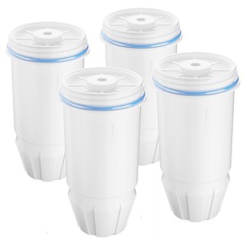 Water Filter Replacement Compatible with Zero Pitcher and Dispenser ZR-001 ZR-017 ZR-004 ZP-006 ZD-013 ZS-008, 5-Stage Filter System Fit for Zero Water Filter, Reduce Lead, Chromium, Etc. 4 Pack