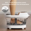 Portable Foot Spa with Heat, Air Bubbles & Red Light