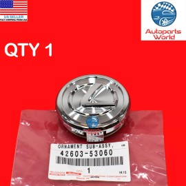 Lexus GENUINE LEXUS IS300 RX330 RX350 RX400h CHROME WHEEL CENTER HUB CAP 42603-53060