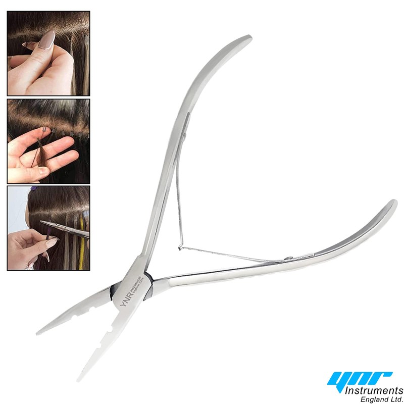 Multi-Function Hair Extension Human Tool Pliers Stainless Pro Professional Micro
