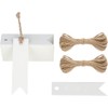 I.U.O.T 100 pcs Mini Kraft Gift Tags | 7x2cm |