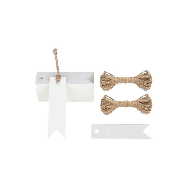I.U.O.T 100 pcs Mini Kraft Gift Tags | 7x2cm |