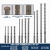 Rotary Hammer Drill Bits Set SDS Plus Bits 20PCS Concrete
