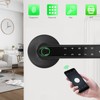 Fingerprint Lock Keyless Entry Smart Handle Password Electronic for Tuya