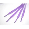 [F NODE] 靴紐 シューレース 平タイプ ライトパープル 120cm 1足分2本入り くつひも 平